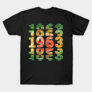 Tie Dye 1963 Birthday T-Shirt